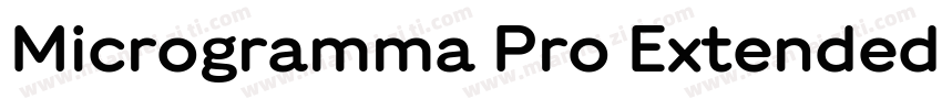 Microgramma Pro Extended Medium字体转换